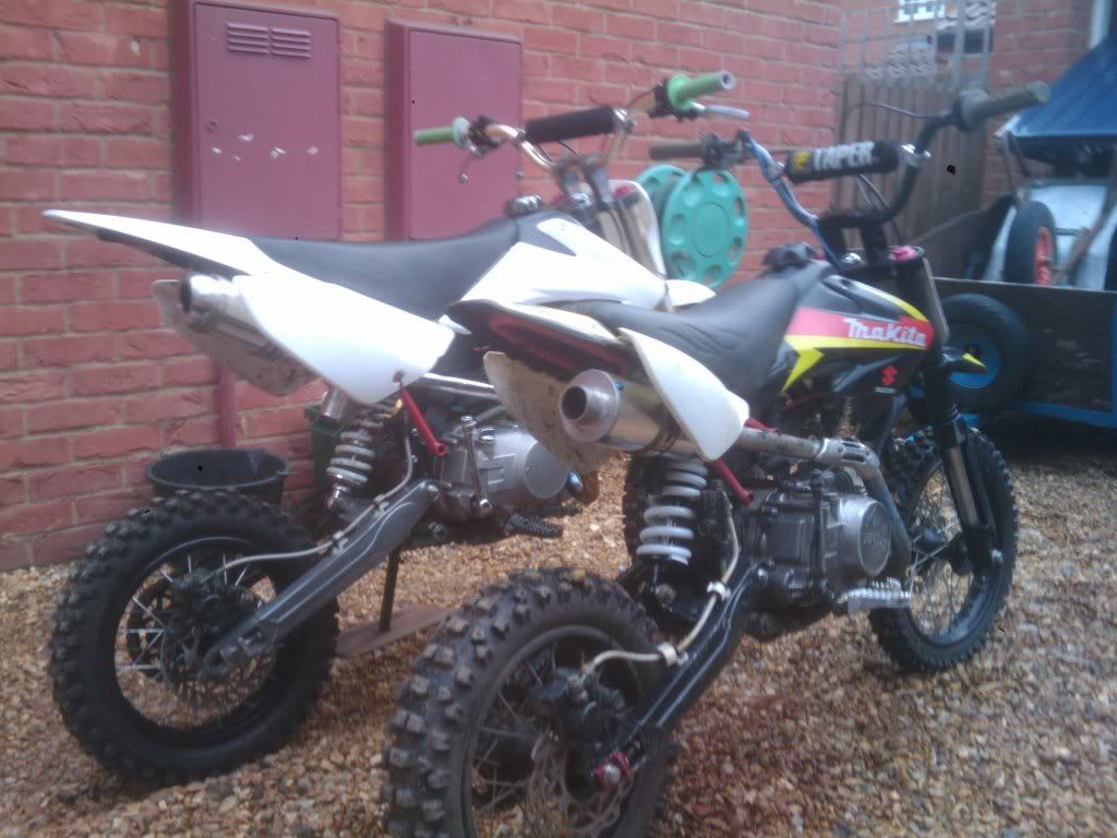 i dont want to hear anyone slating the bikes i did this as some lads