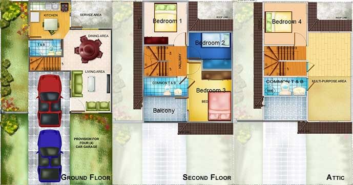 philippine island homes: new castle: 4-bedroom 3-storey single philippine island homes: new castle: 4-bedroom 3-storey single