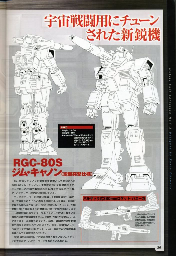RGC-80S GM Cannon Space Assault Type