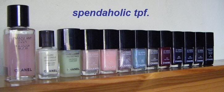 This Is My Updated Chanel Nail Polish Collection. Left To Right