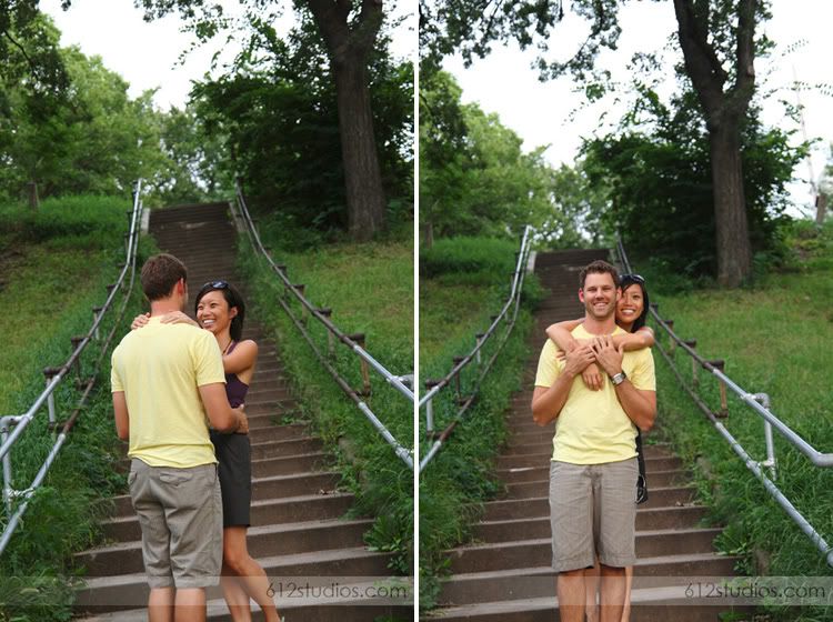 612 studios - Engagement photos at Lake Nakomis in Minneapolis