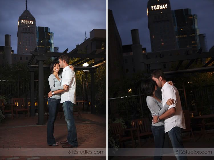 612 studios - Engagement photos at Crowne Plaza Minneapolis