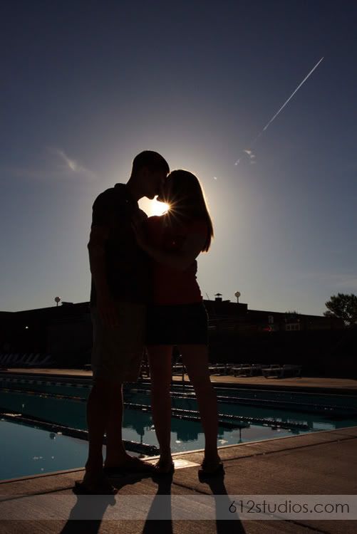 612 studios - Engagement photos at Shoreview YMCA