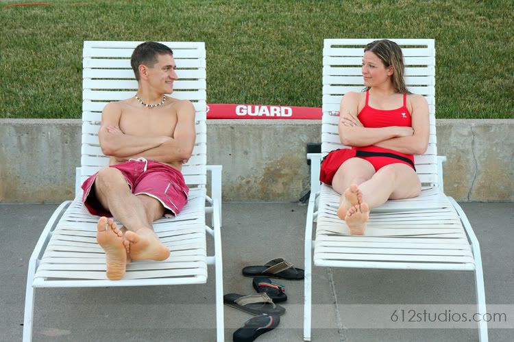 612 studios - Engagement photos at Shoreview YMCA