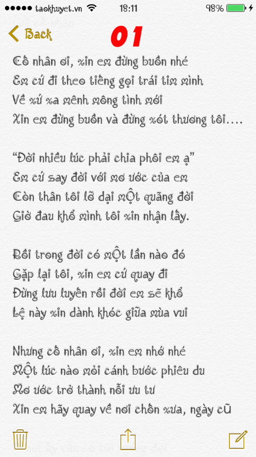 Chia sẻ Font Việt hoá full cho iOS 8 sử dụng Bytafont 2!