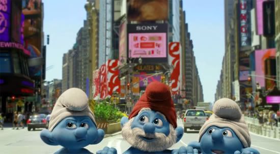 Smurfs in New York