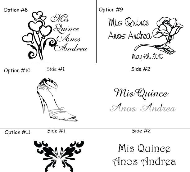 100   22oz Custom Personalized Quinceanera Party Favors  