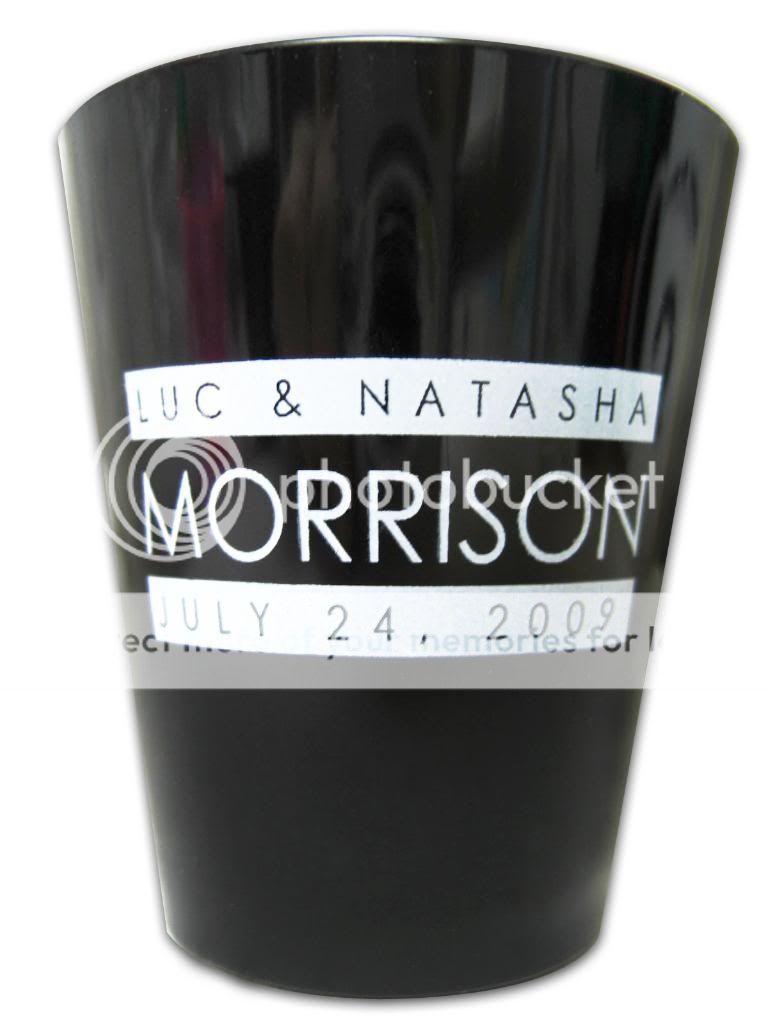 120 New PERSONALIZED SHOT GLASSES Wedding Favors Gift  